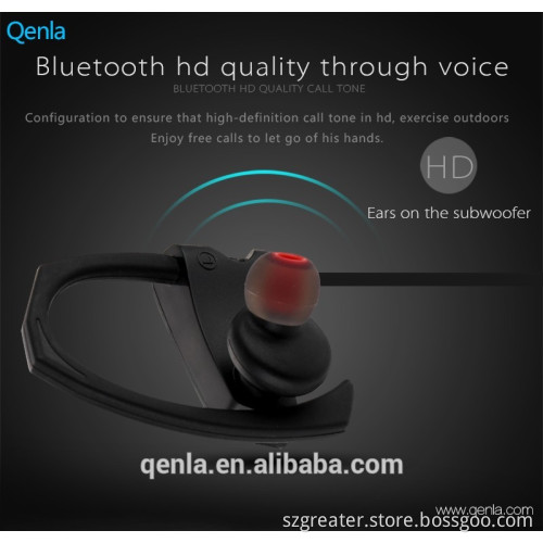 2017 New sweatproof Sport Wireless bluetooth stereo headset&earbuds&earphone for mobile phone MID